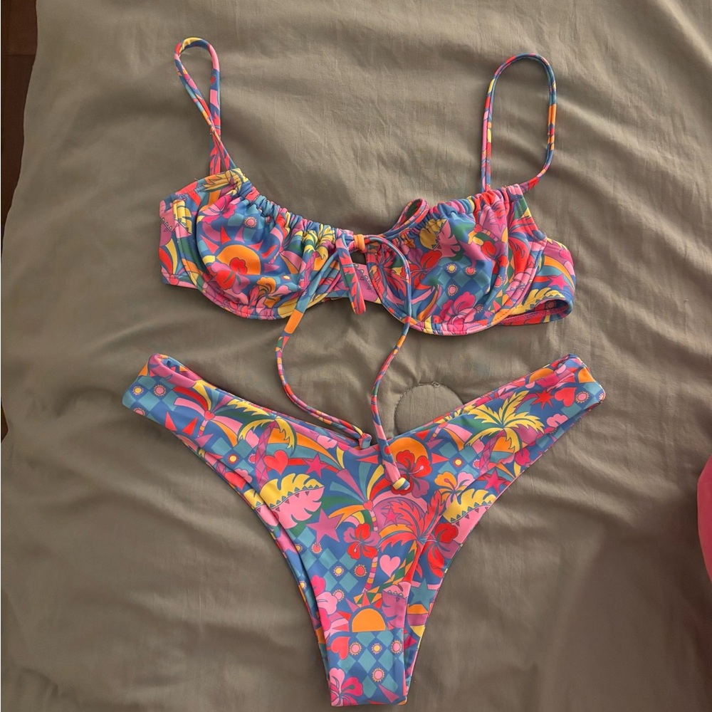 Kulani Kinis Rio Rainbow Bikini Set
